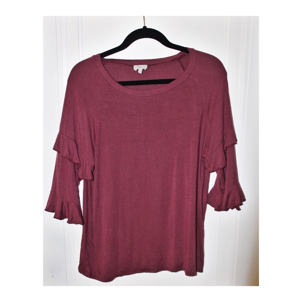 Ruffled Sleeve Top
